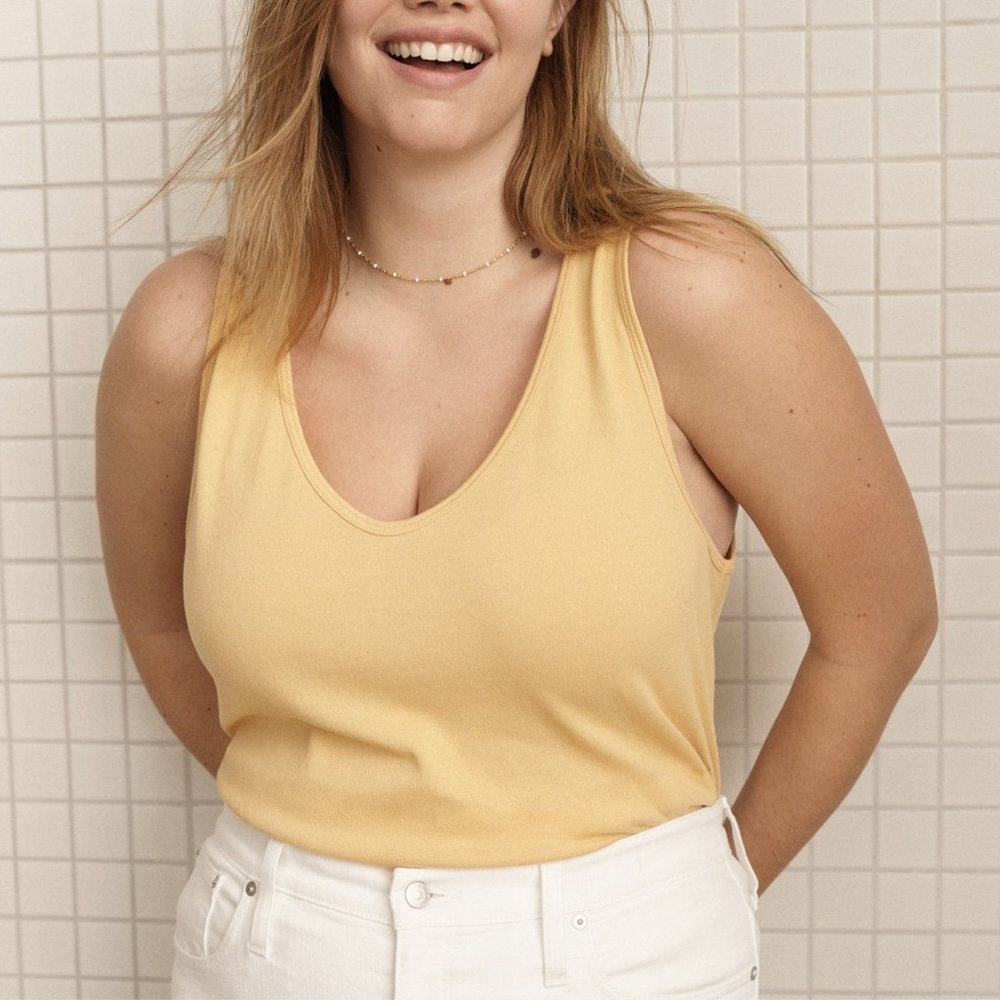 Madewell Tomboy Vneck Tank Top